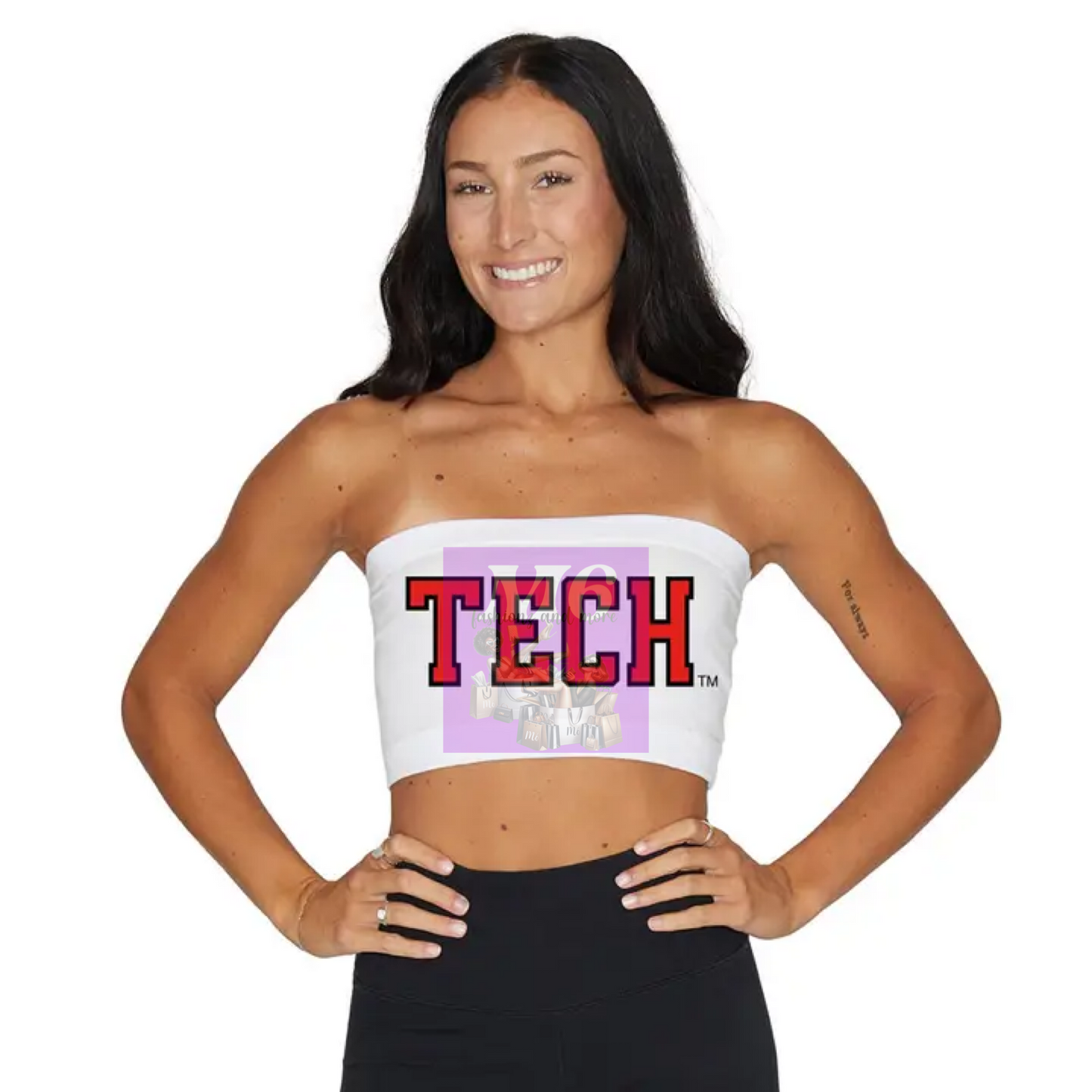 Texas Tech Bandeau Top